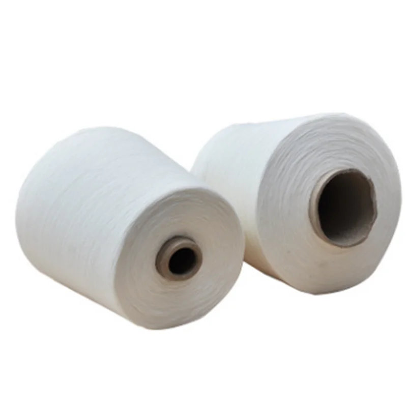 Ne21/1 Core Spun Yarn Good Quality Organic Cotton Compact Yarn For Knitting And Weaving