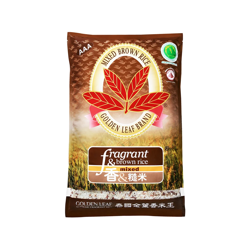 
5 кг золотой лист бренда аромат коричневый Таиланд экспортеры риса для продажи 