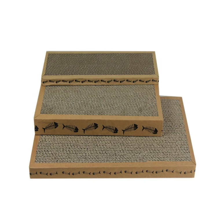 corrugated cute cat toy cardboard cat scratcher