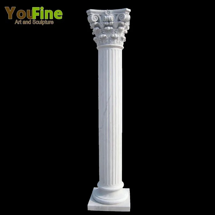 Популярная декоративная мраморная римская колонна из Китая