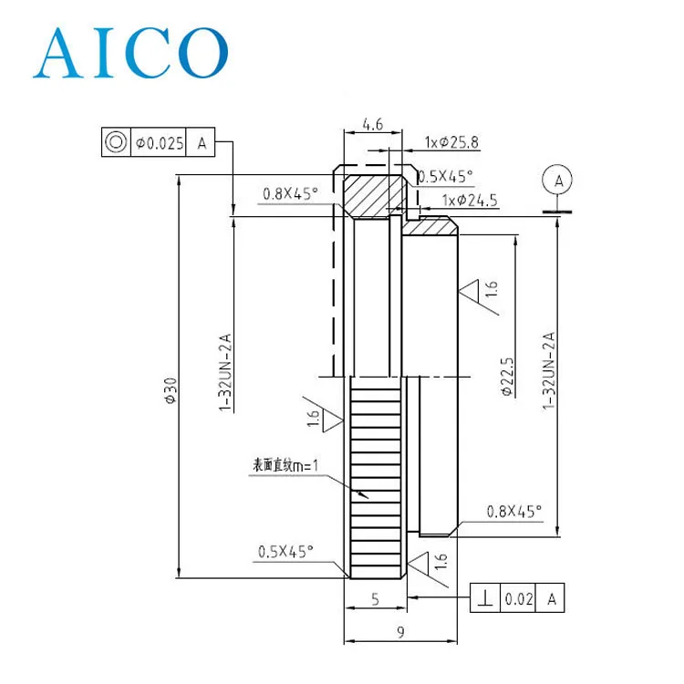 cheap aluminum metal CS to C mount c-cs mount lens adapter