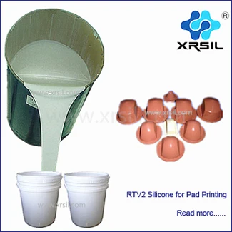 
High quality Good Printing Effects And Resil RTV-2 liquid silicone rubber for pad printing similar to 623 Without Impurity 
