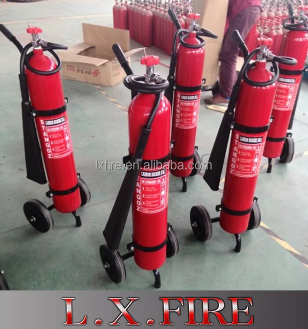 ISO9809-1 10-50kg Wheeled Refilling Station Equipment CO2 Fire Trolley Extinguisher
