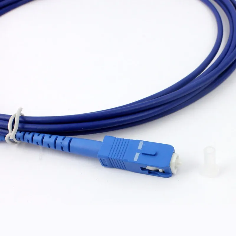 SC-SC 9/125um single mode armored telecom fiber optic patch cords fiber jumper