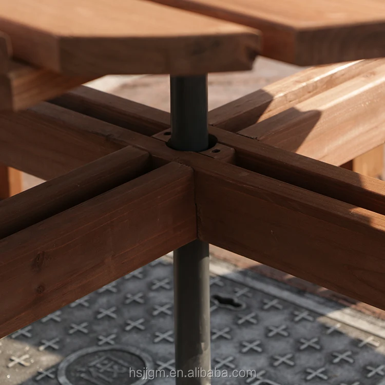 8 мест открытый сад пляж деревянный стол скамейка для пикника