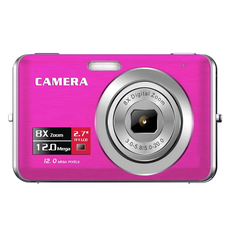 CMOS 2.7 TFT LCD 12 mega pixels Digital Compact Camera