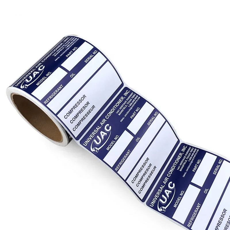Custom Food Dissolvable Rolls Water Soluble Paper Label Pvc Sticker Roll For Bottles