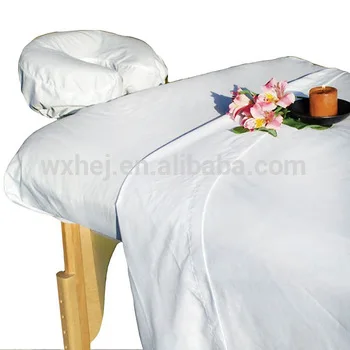Высококачественный белый массажный стол, комплекты постельного белья, простыни