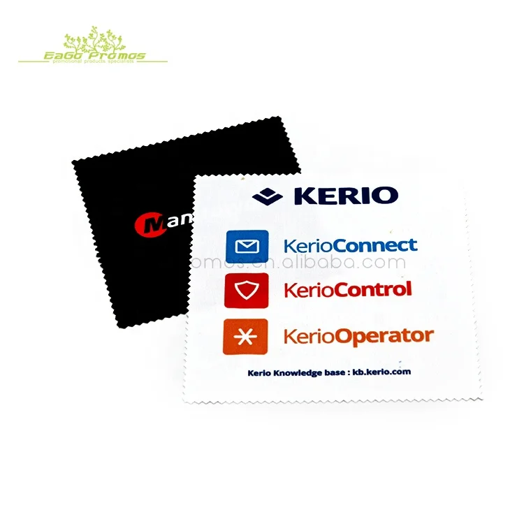 2024 2025 Wholesale Customized Size Polyester Microfiber Lens Screen/ Glasses/ Mobile Phone Cleaning Cloth