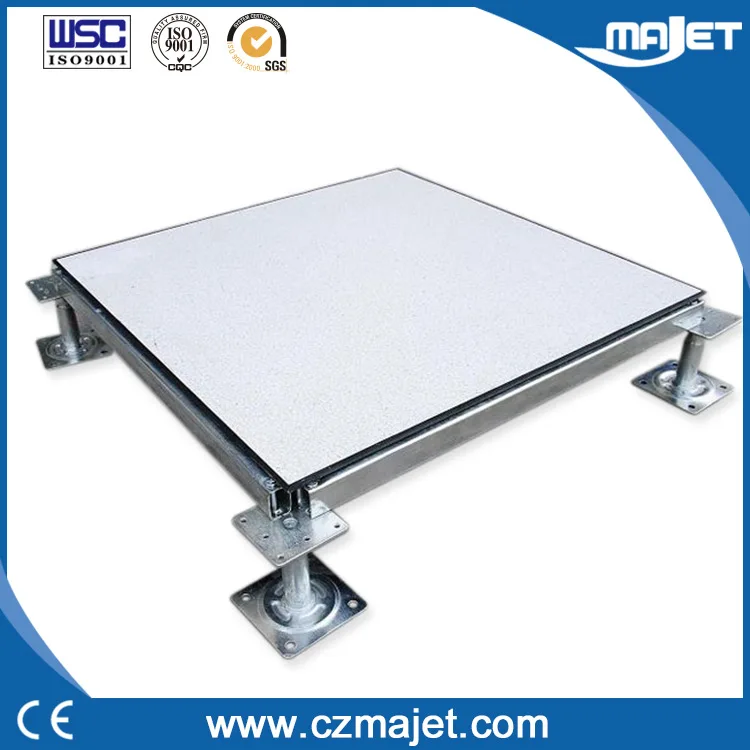 Floor Installation!! 600*600*35mm Raised Steel Floor with Laminates