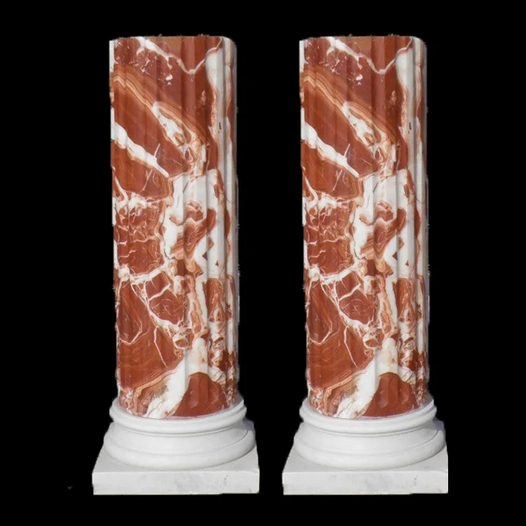 Индийские свадебные украшения, смешанный цвет, Мраморный Круглый дизайн столба