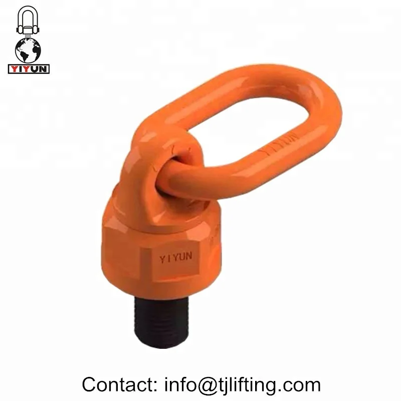 self made M20 YD083 G80 Weld-On Pivot Link Center Pull Hoist Rings side Swivel Load Ring