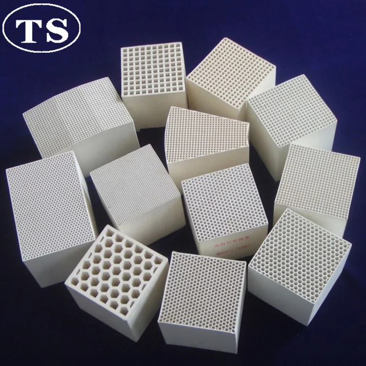 Rapid heat transfer Honeycomb Ceramic tower packing for Heater Gas Accumulator