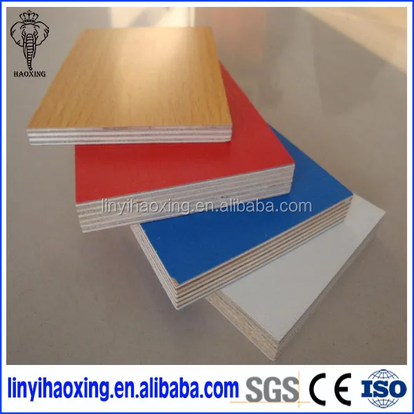 
3mm~25mm Thick Melamine White Laminated Plywood Sheet 