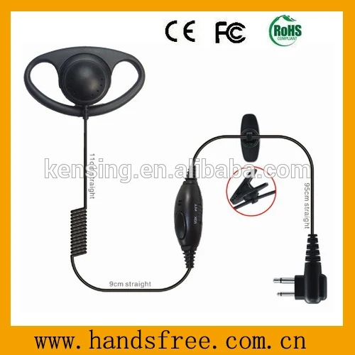 супер легкий пр- кольцодве наушник радио пути с в- линия микрофон и ртт вокал