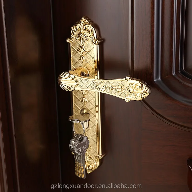 building materials doors for houses interiors European design interior carving flowers HDF wood panel doors for houses