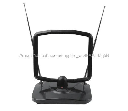 ТВ ЦИФРОВАЯ КОМНАТНАЯ АНТЕННА DVB-2, С УЛИЛЕТЕЛЕМ.ПРЕДНАЗНАЧЕНА ДЛЯ ПРИЁМА МВ+ДМВ СИГНАЛОВ, ВСЕВОЛНОВАЯ АНТЕННА