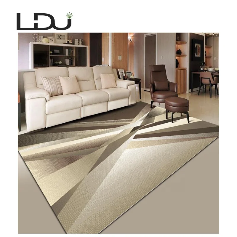 
Easy To Clean Contemporary And Contracted Sitting Room Sofa Carpet Rug 