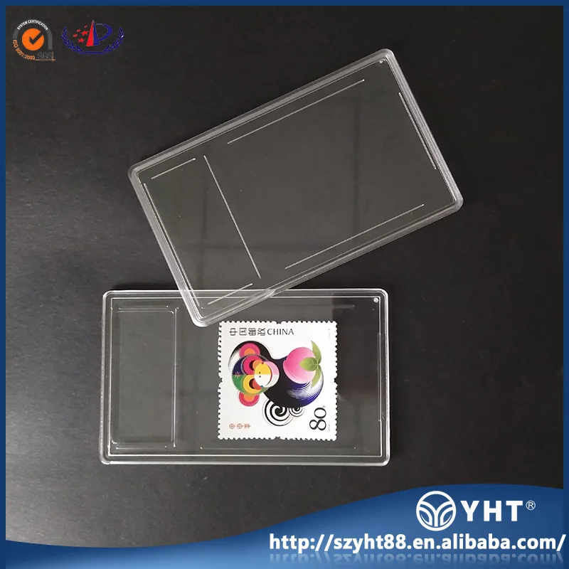 
Customized new designed OEM transparent acrylic Stamp Display Slabs 