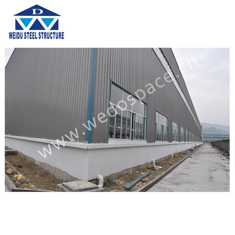 Food Processing Factory Antiseismic Prefabricated Steel Warehouse