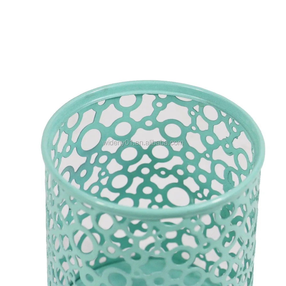 
Custom design metal wire mesh office school desk desktop table pencil organizer pen holder 