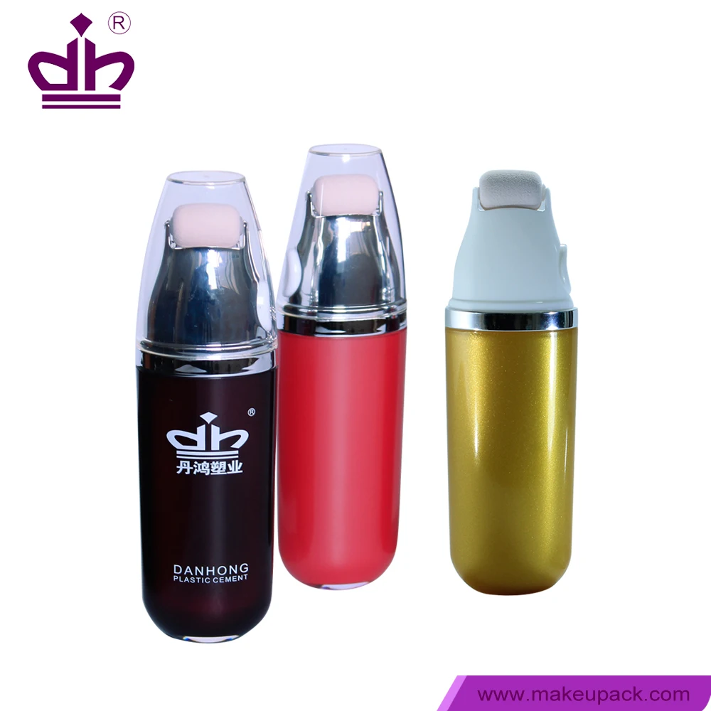 
 Косметические пластиковые бутылки с губчатым аппликатором, 30 мл  