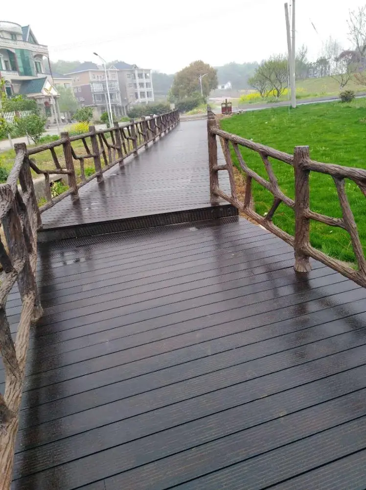 
Antiseptic Waterproof High Quality With Test Report Dark Carbonized Outdoor Strand Woven Bamboo Decking 