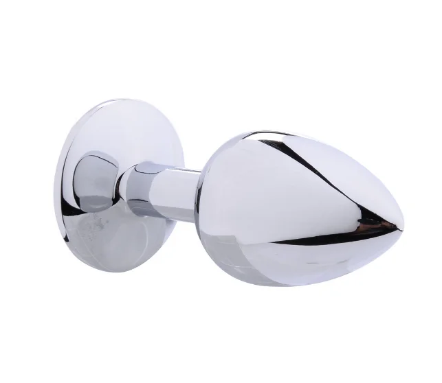 В форме сердца с кристаллами, ювелирные изделия Металическая цепочка из нержавеющей стали с пригодно для расширения алмаз влагалища освещённости Женская Анальная пробка