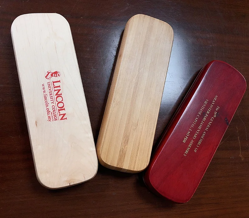 Eco friendly maple wood gift box red rose wood box wooden pen case