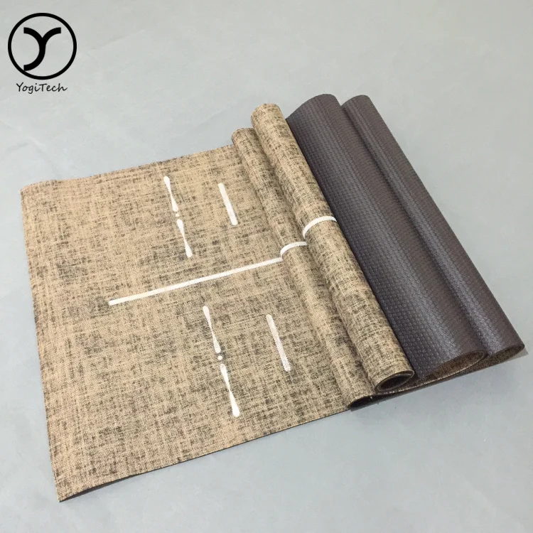 New Type Top Sale Eco Wear-Resisting Natural Oem Durable Environmental Hemp Indian Floor Mattress Natural Rubber Jute Yoga Mat