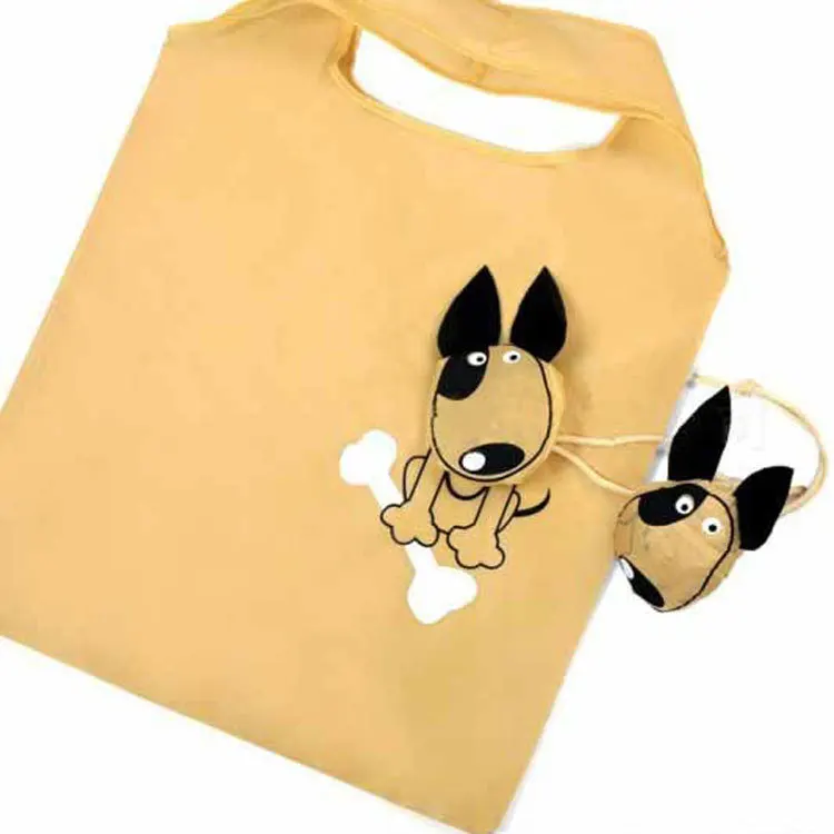 
Portable pocket pouch nylon waterproof shopping folding bag 