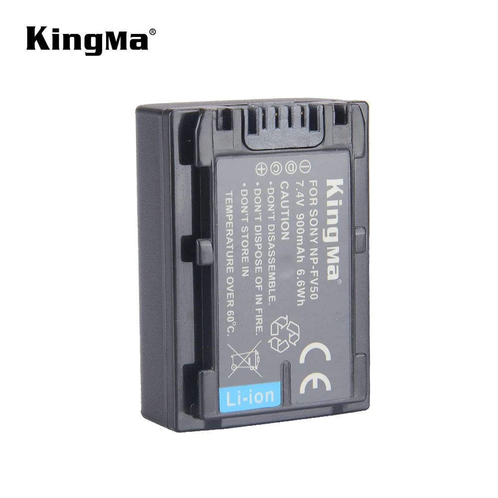 KingMa 7.4V 900mAh Power Battery for Sony NP-FV50 and DCR-SR15 SR21 SR68 SR88 SX15 SX21 SX44
