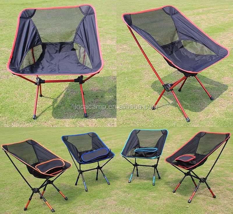 aluminium portable camping moon chair folding tenting chairs fishing travel chair