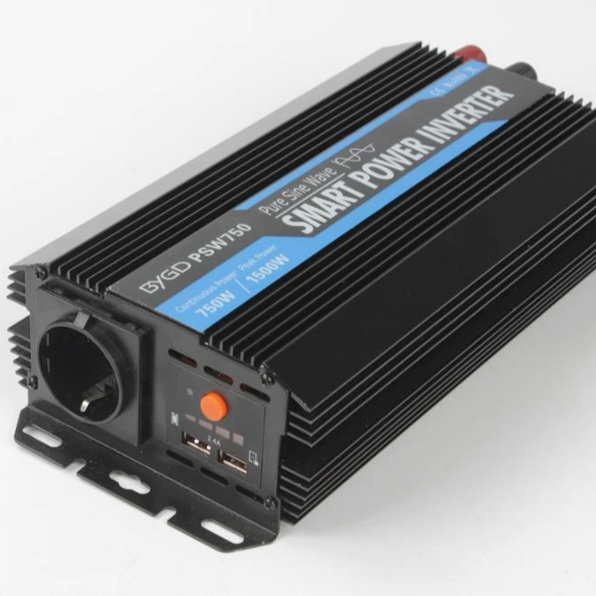 BYGD  Power Inverter 1000w 12v/24v To 220v Pure Sine Wave Power Inverter Converter DC to AC inverter