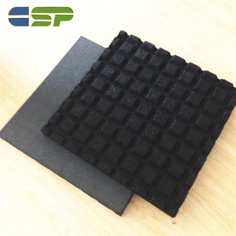 Square Size 20MM  Heavy Duty Rubber Gym Mats,rubber Floor Covering