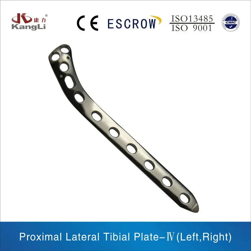 
Trauma implant: Proximal Lateral Tibial Plates, Orthopedic Plate 