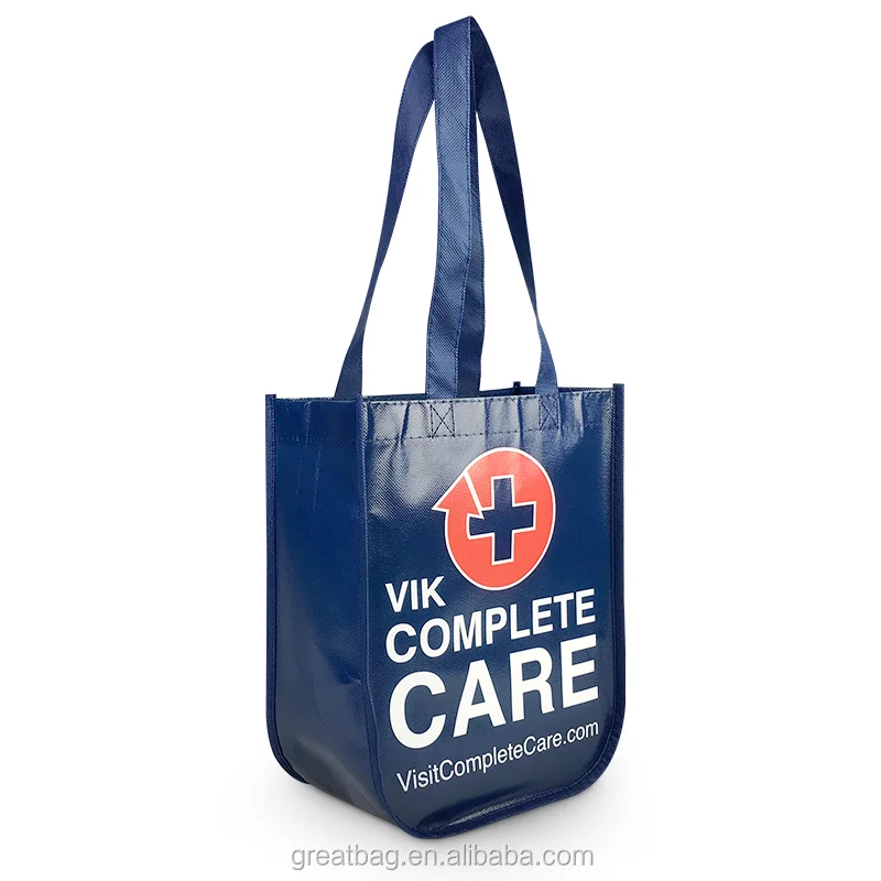 laminated lululemon style non woven shopping bag