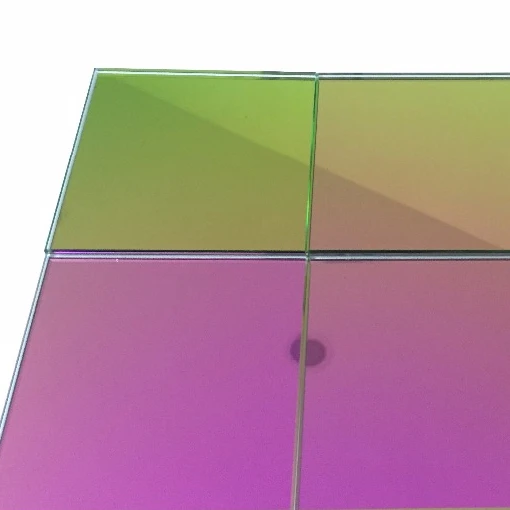 Wholesale two-way tinted mirror/colored mirror /glass mirror decoration glass manufacturing