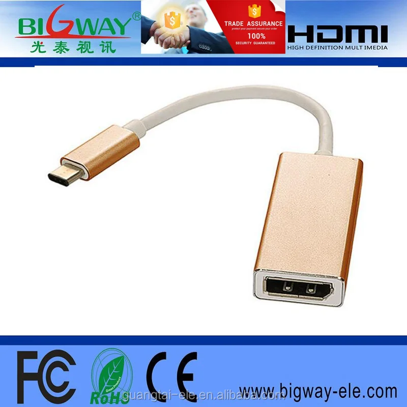 2017 горячей продажи тип DP адаптер usb3.1 тип c DP конвертер