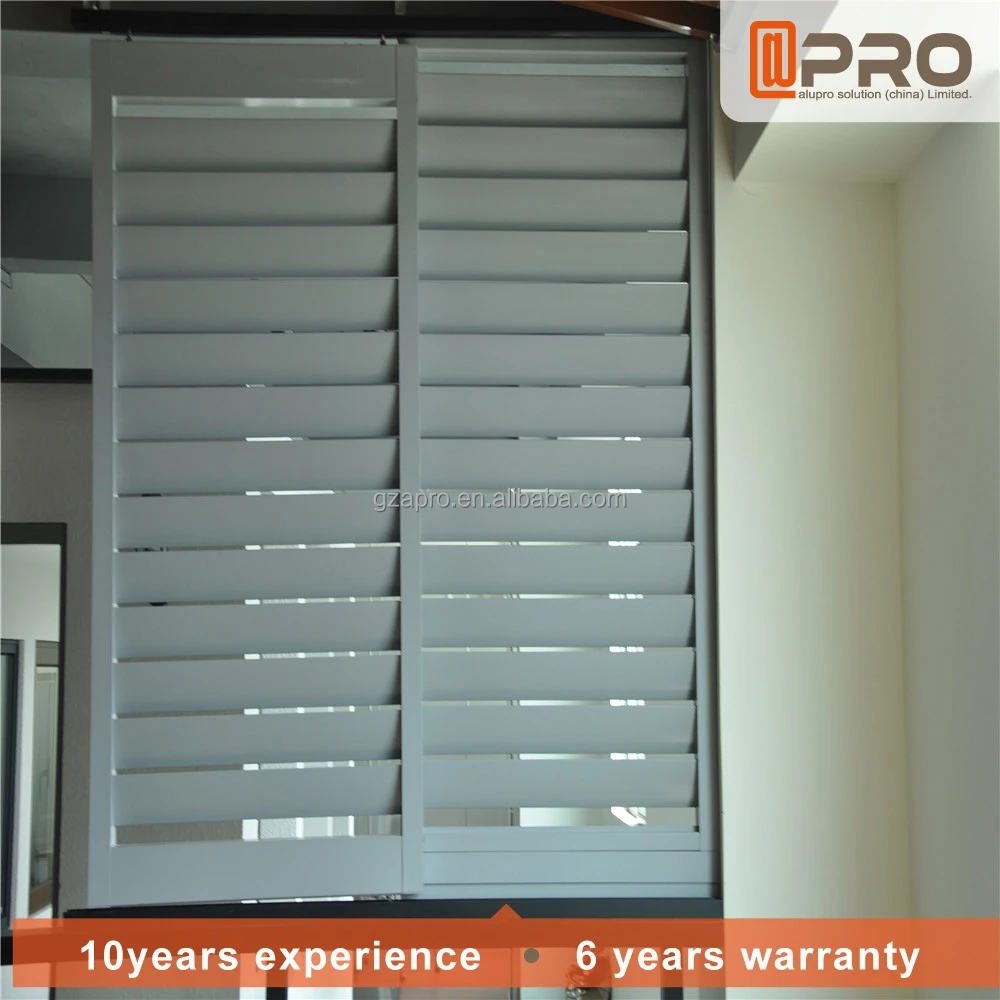 Aluminum exterior shutters sun louver exterior blinds with low price horizontal louver blinds sunshade louver shutter window