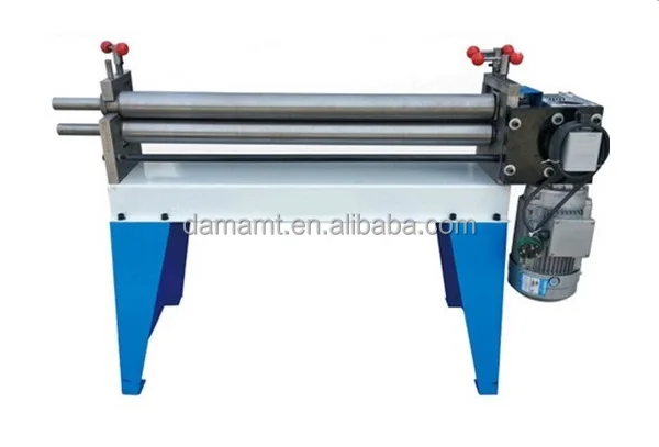 Instock HVAC duct making equipment electric slip roll machine , small rolling machine sheet metal bender