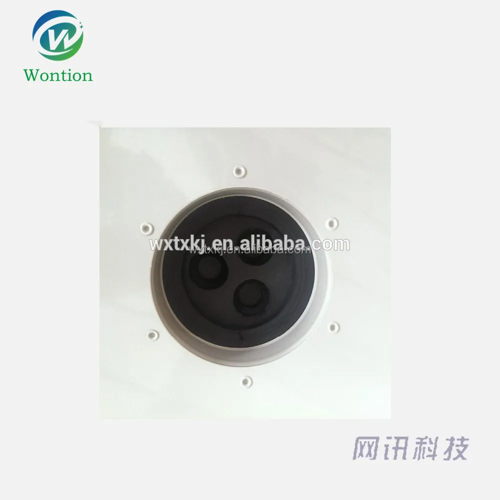 
high quality Aluminum feeder window/best price 4 holes aluminum cable wall entry 