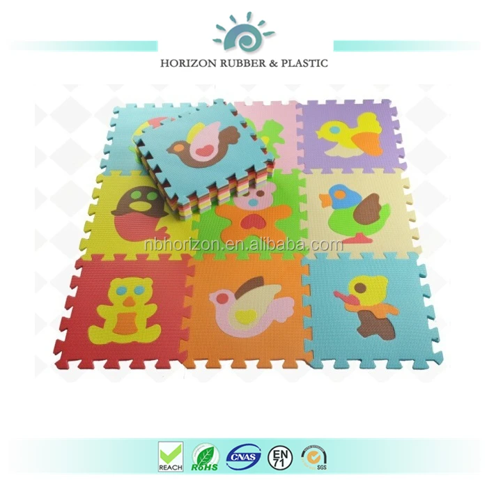 Children's Games Educational Mat Alphabet and Numbers Puzzles EVA Puzzles Mat
