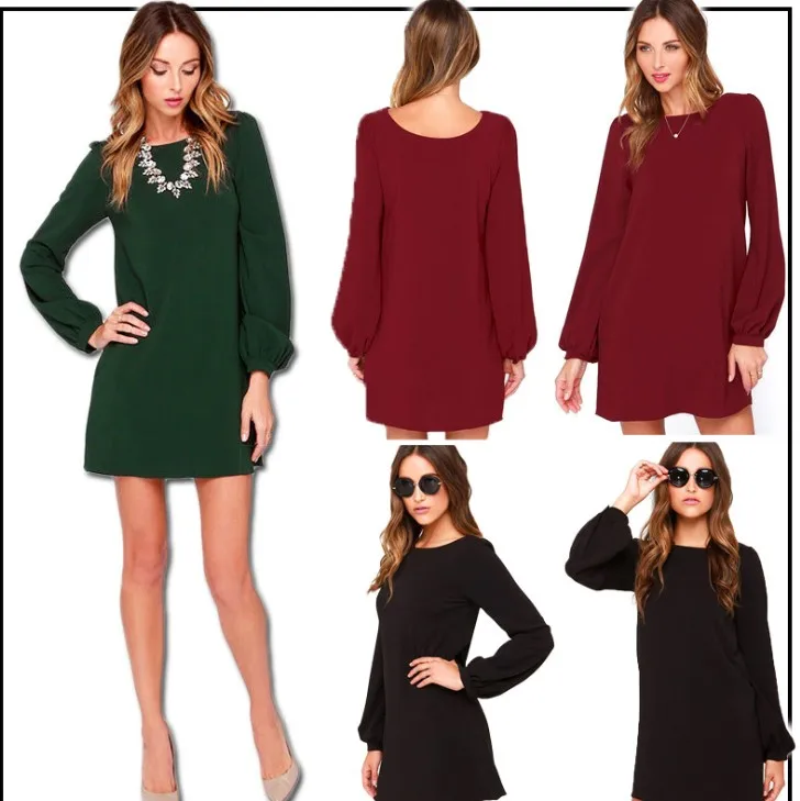 Zm21615a женская блузка с длинным рукавом, дизайнерское короткое платье, Модная тонкая женская одежда, модель магазина