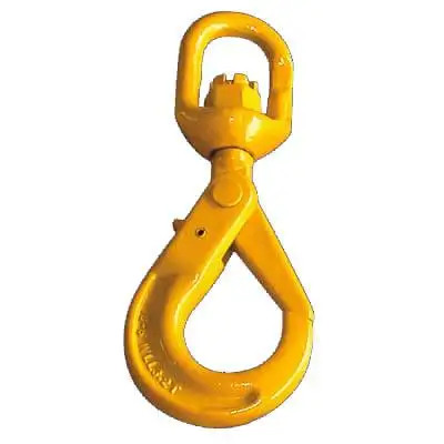 Drop Forged G80 European Swivel Self-locking lifting hook