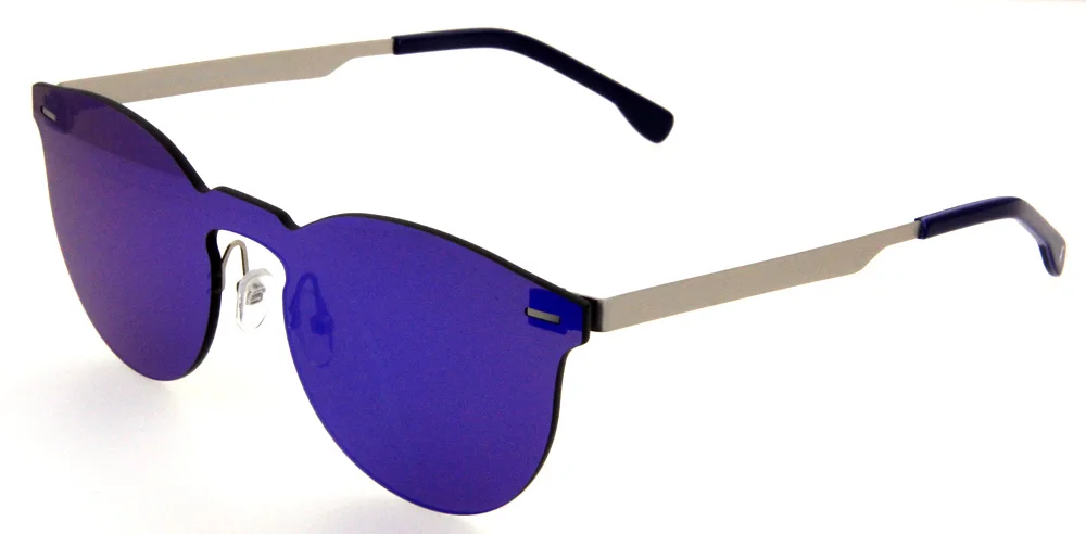 New Trends Custom Mirror Aviation Fashionable Sun glasses for Women Mirror Lens Fashion Sunglasses