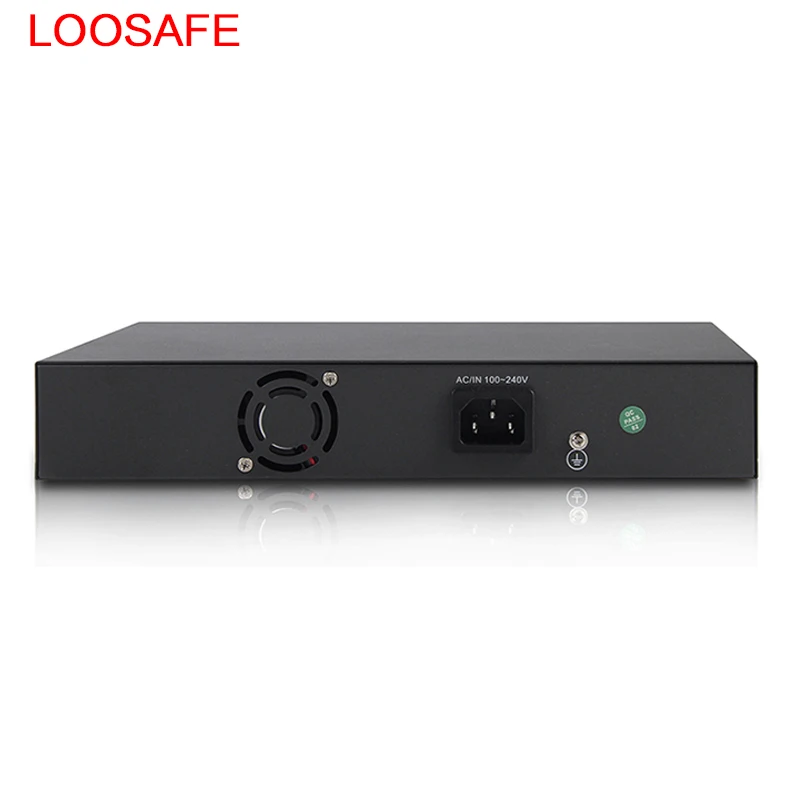  16-портовый коммутатор питания через ethernet 250W гигабитный