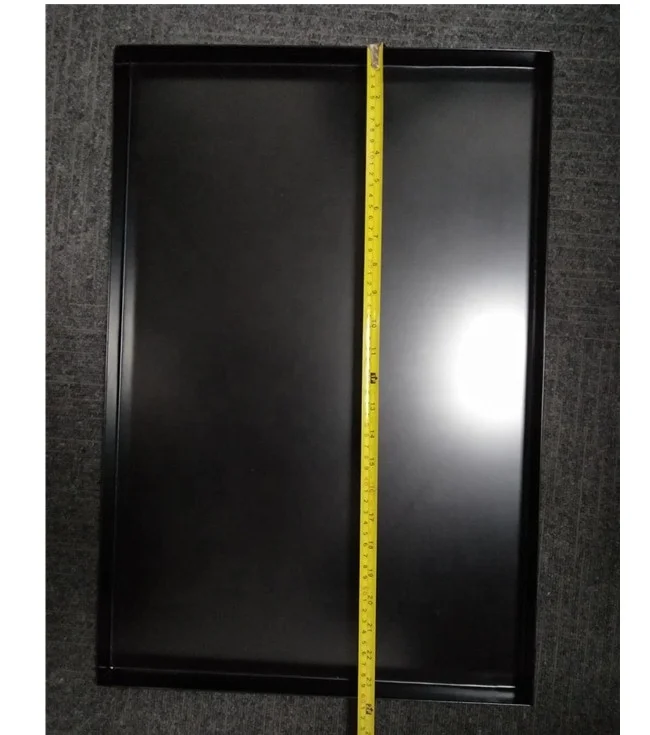 Strong Non Stick Coating Rectangular Pizza Bakeware Aluminium Baking Tray For Microware