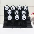 Cartoon Anime Spirited Away No face Stuffed Plush Toys Wity Tag Soft Doll With Ring 10cm