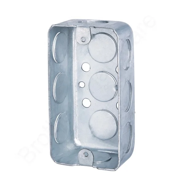 Ручная оцинкованная стальная прямоугольная коробка EMT с глубиной 1-7/8 дюйма